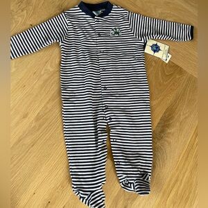 Notre Dame Striped Baby Onesie